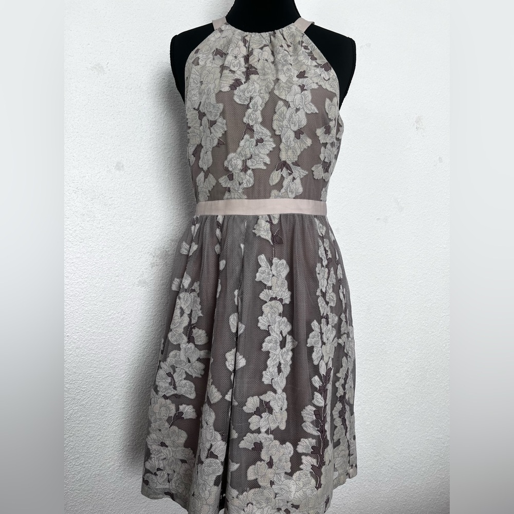 BCBGMaxAzria Strapless Floral Cocktail Dress